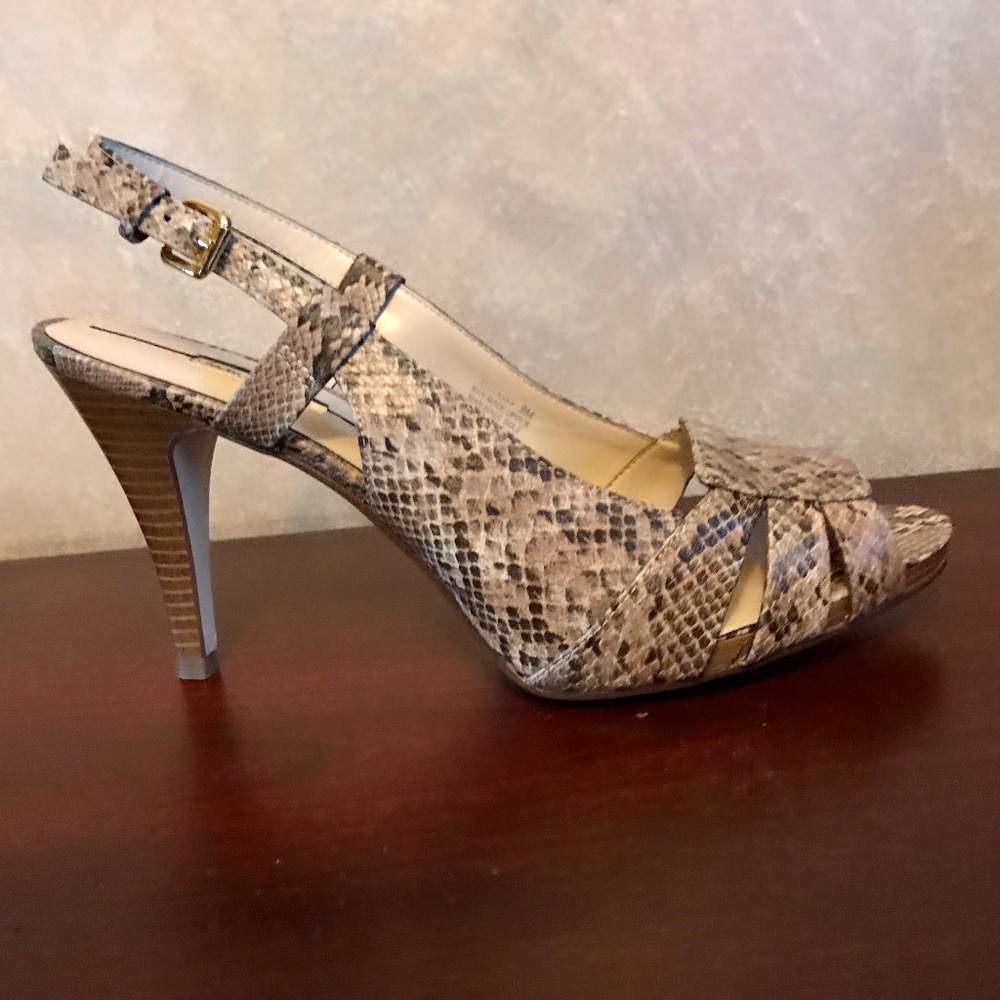 High Hell Shoes - Faux Reptile Skin Print